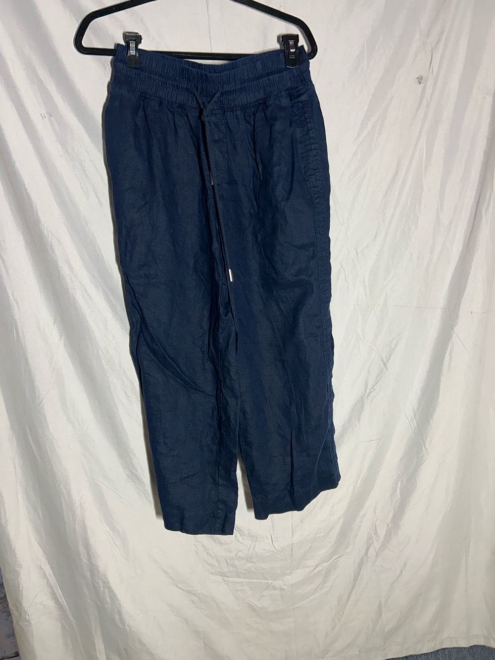 Quince Navy Drawstring Jogger Pants